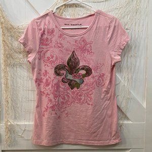 Pink Embellished T-shirt